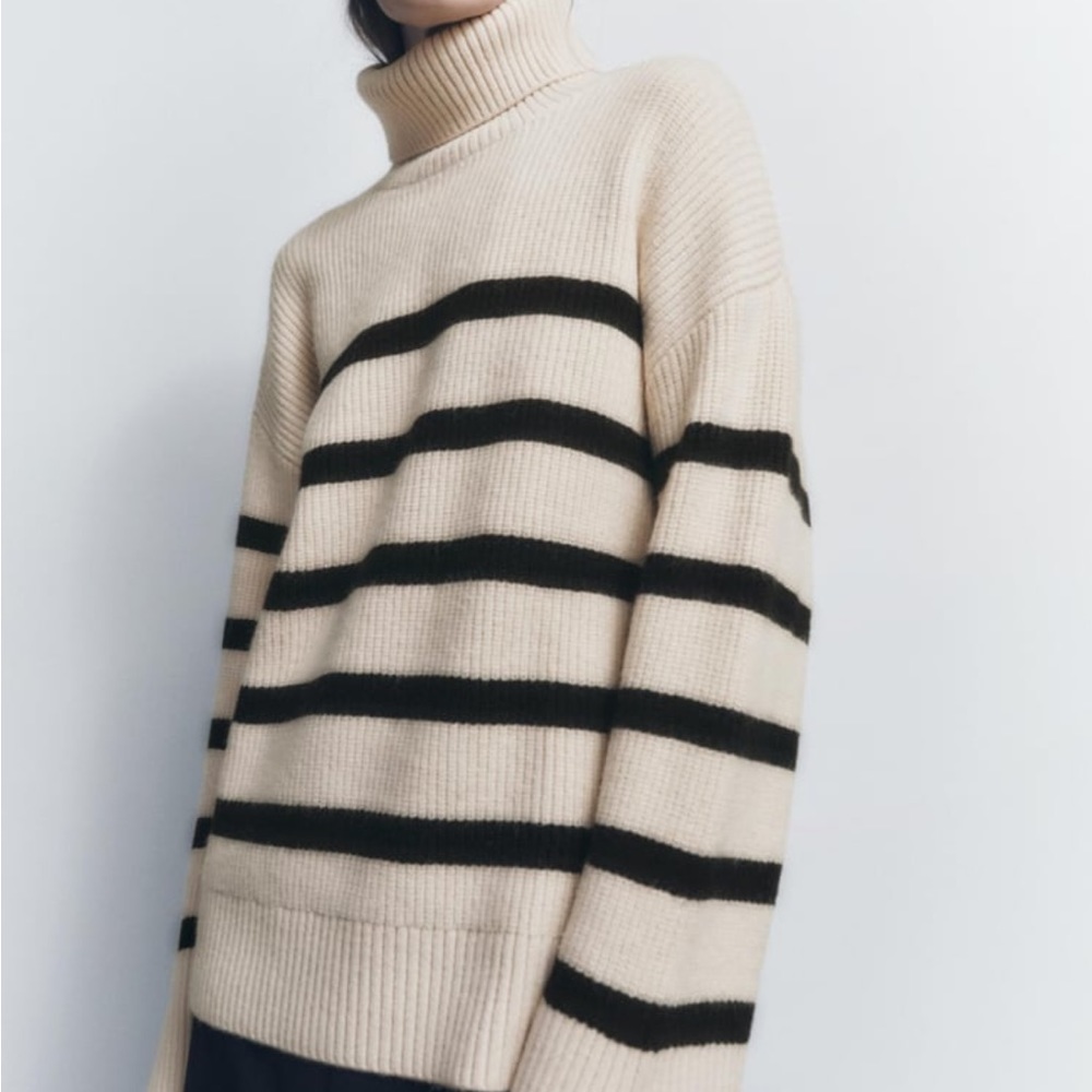 STRIPED KNIT SWEATER - Picture 2 of 6